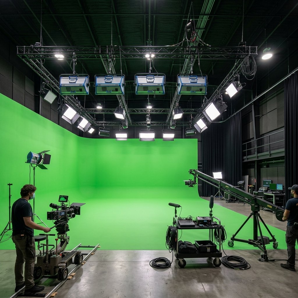 Chroma Key Green Studio